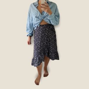 Madewell  Midi Wrap Skirt